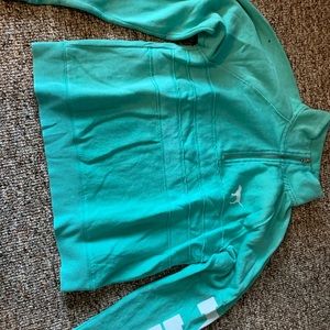 Cropped Pink Victoria Secret half zip